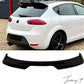 SEAT Leon MK2 1P Facelift 2009-2012 Gloss Black ABS Rear Boot Roof Spoiler Wing Lip Kit