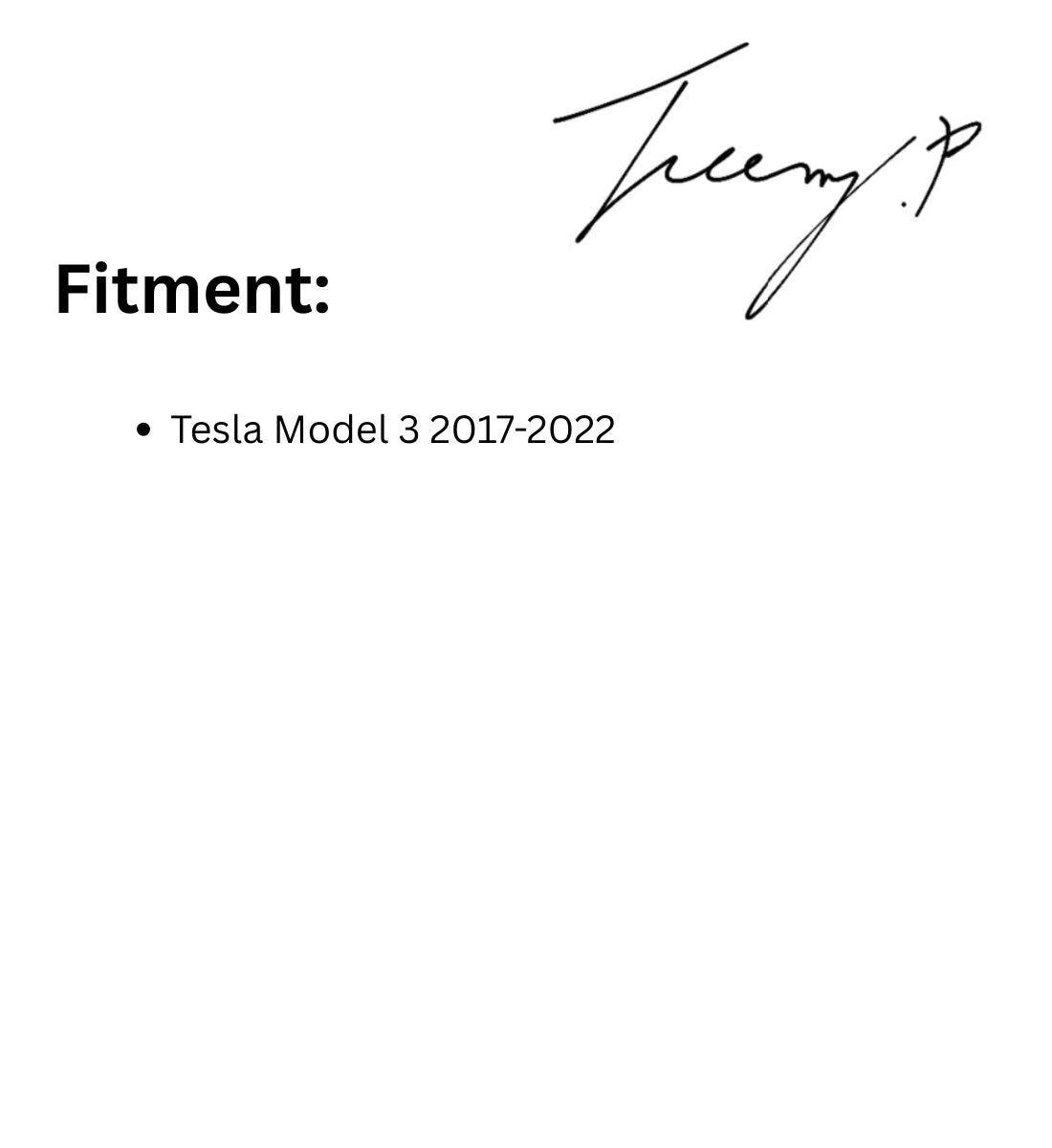 Tesla Model 3 (2017-2022) Taiwan Atomic Style Gloss Black Rear Boot Roof Spoiler