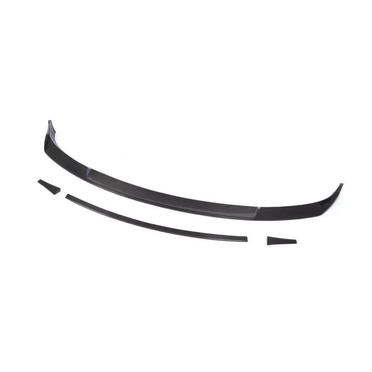 Tesla Model 3 Carbon Fiber Front Splitter - Lower Bumper Lip Spoiler (2016-2020)