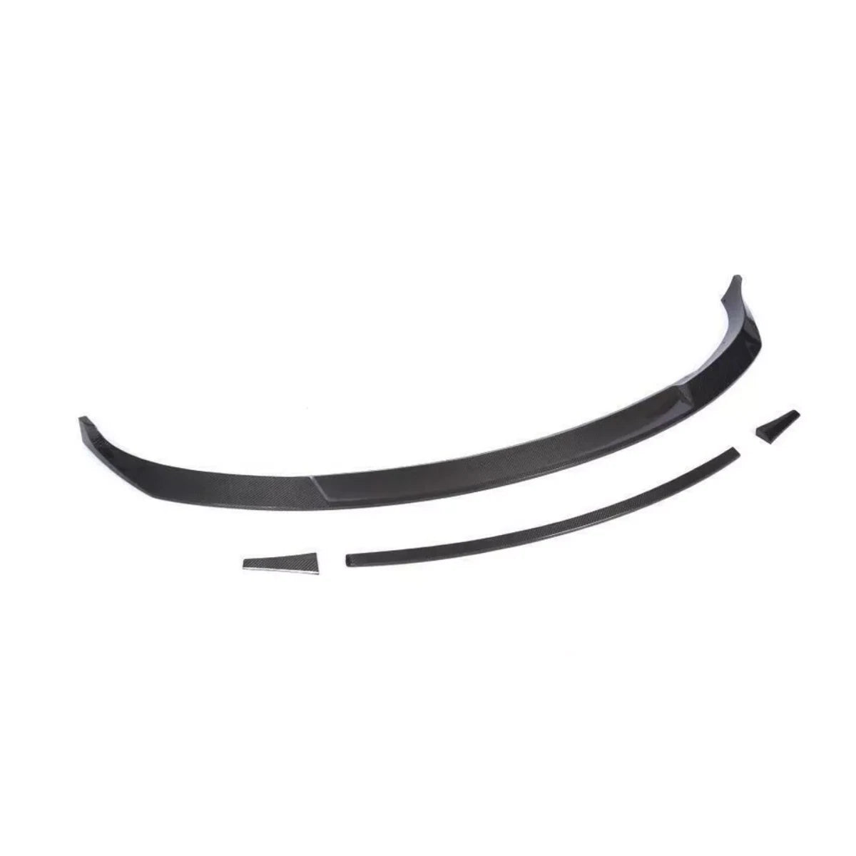 Tesla Model 3 Carbon Fiber Front Splitter - Lower Bumper Lip Spoiler (2016-2020)