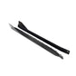 M Performance-style real carbon fiber side skirt extensions installed on a 2021–2026 BMW M4 G82 Coupe / G83 Convertible