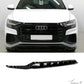 Audi Q8 S Line (2018+) Gloss Black Front Lip Splitter