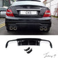 MERCEDES C CLASS W204 C204 2012 - 2015 SPORT REAR BUMPER DIFFUSER
