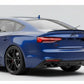 AUDI A5 COUPE 2017 - 2026 GLOSS BLACK REAR BOOT LIP SPOILER