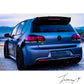 VW Golf MK6 GTI GTD Golf (2008-2013) Osir Style Rear Roof Spoiler  Glossy Black