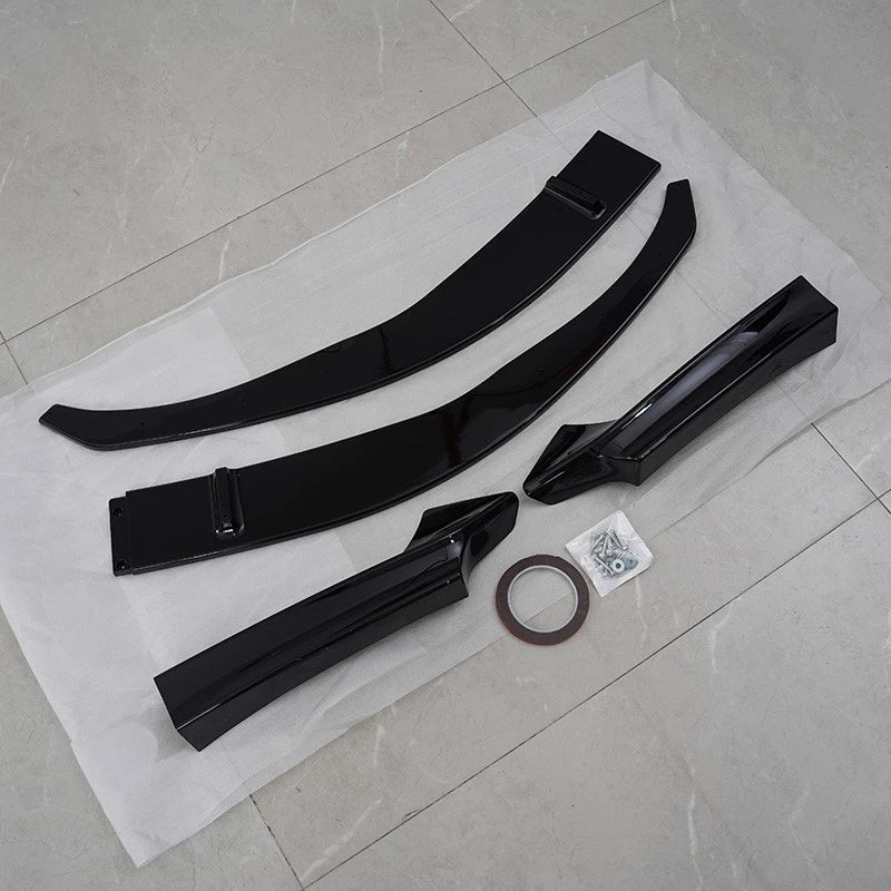 BMW 2 Series F22 F23 (2013-2021) M Sport Gloss Black Front Splitter Spoiler