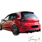 Volkswagen Golf 5 MK5 R32 (2005-2008) Rear Bumper Diffuser Shark Fin Gloss Black