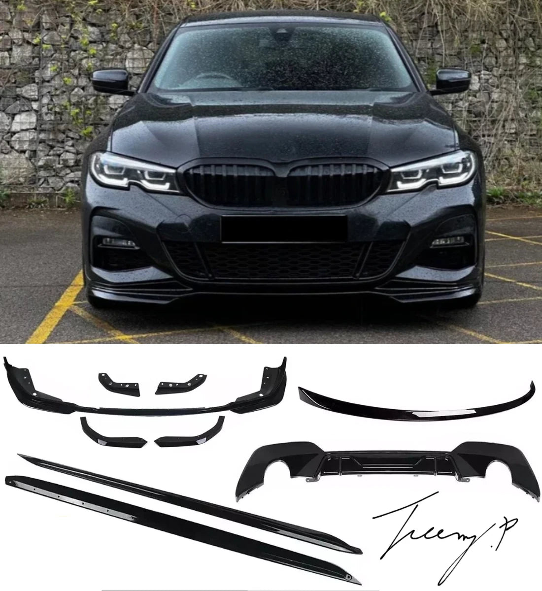 BMW 3 Series G20 (2019-2022) M Performance Body Kit Front Splitter Rear Diffuser