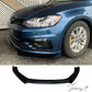VW Golf MK7 MK7.5 (2013–2020) R GTD GTI TSI TDI Front Splitter Lip Spoiler Body Kit