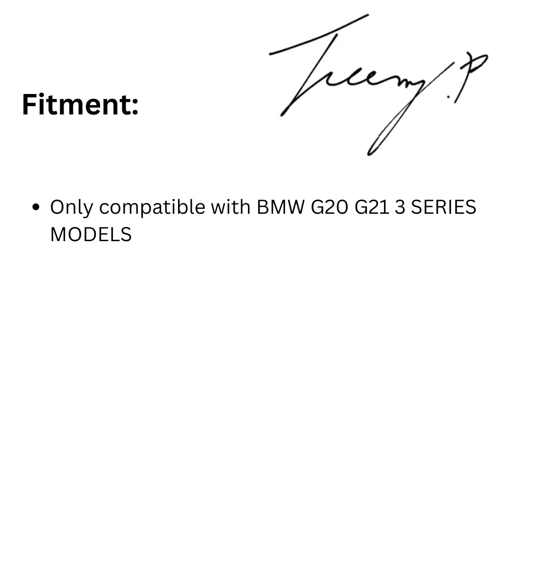 Gloss black full diamond-style front kidney grille installed on a 2019-2022 BMW 3 Series G20 / G21