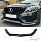 Mercedes C-Class W205 C205 (2014-2018) AMG Gloss Black Front Splitter Spoiler 