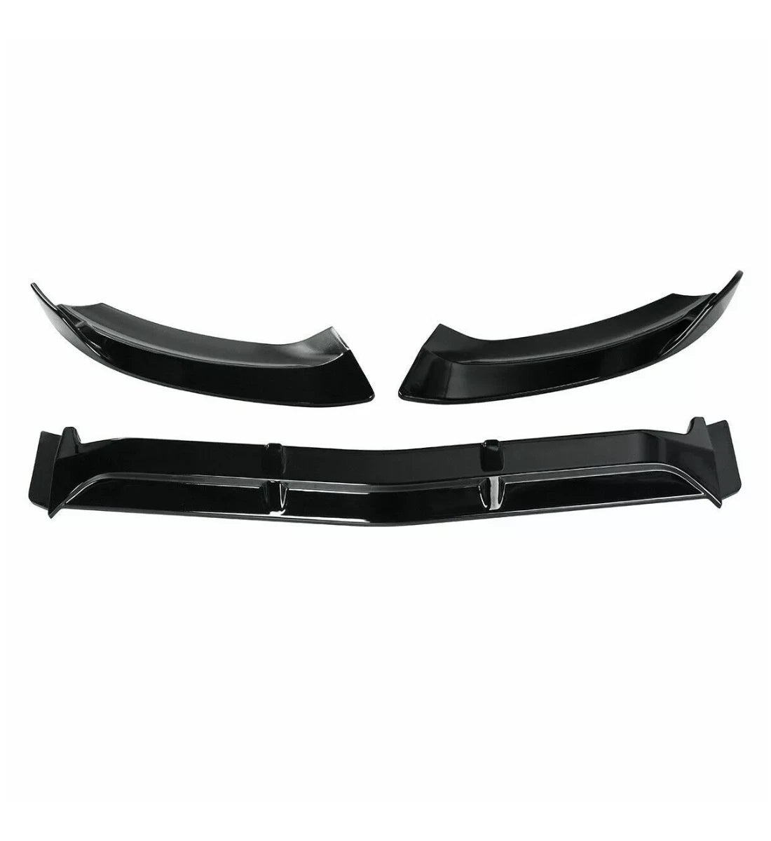 Mercedes C-Class W205 C205 (2014-2018) AMG Gloss Black Front Splitter Spoiler 