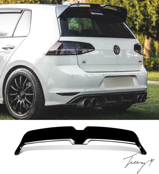 VW Golf MK7/MK7.5 GTI (2013–2020) Oettinger Style Gloss Black Rear Roof Spoiler