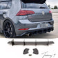 VW Golf GTI MK7.5 (2016-2020 ) Rear Bumper Diffuser Spoiler Blade Style Gloss Black