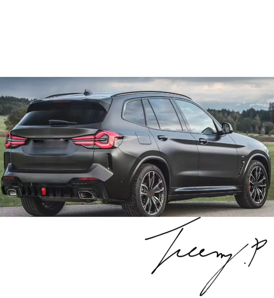 BMW X3 G01 X4 G02 X3M X4M (2018+) Body Kit Front Splitter Lip Rear Diffuser