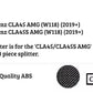 Mercedes CLA Class W117/C117 CLA45 AMG Line (2019+) Carbon effect Front Lip Splitter