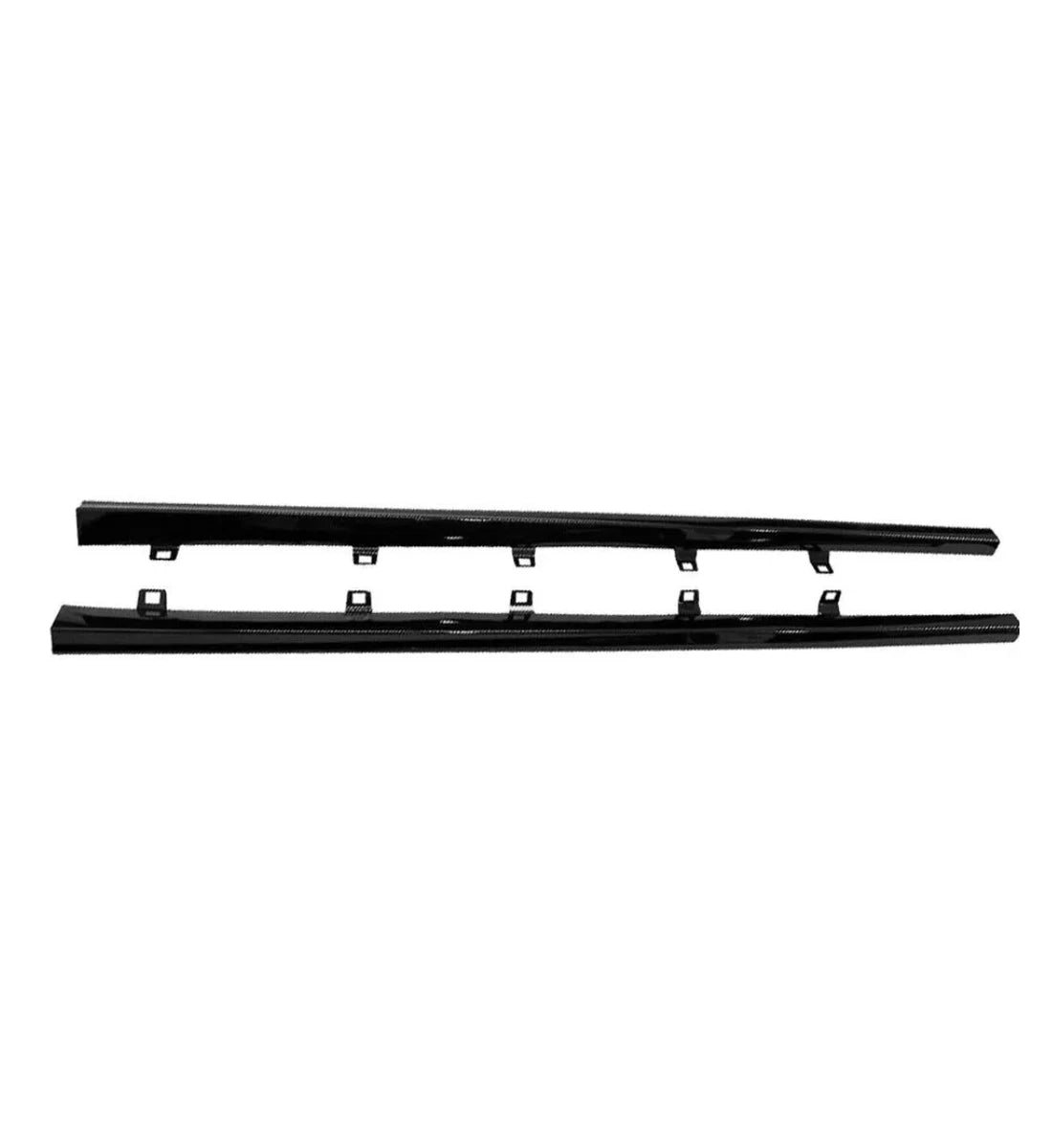 Volkswagen Golf MK7 MK7.5 R Line (2013-2020) Side Skirt Extension Blade Gloss Black