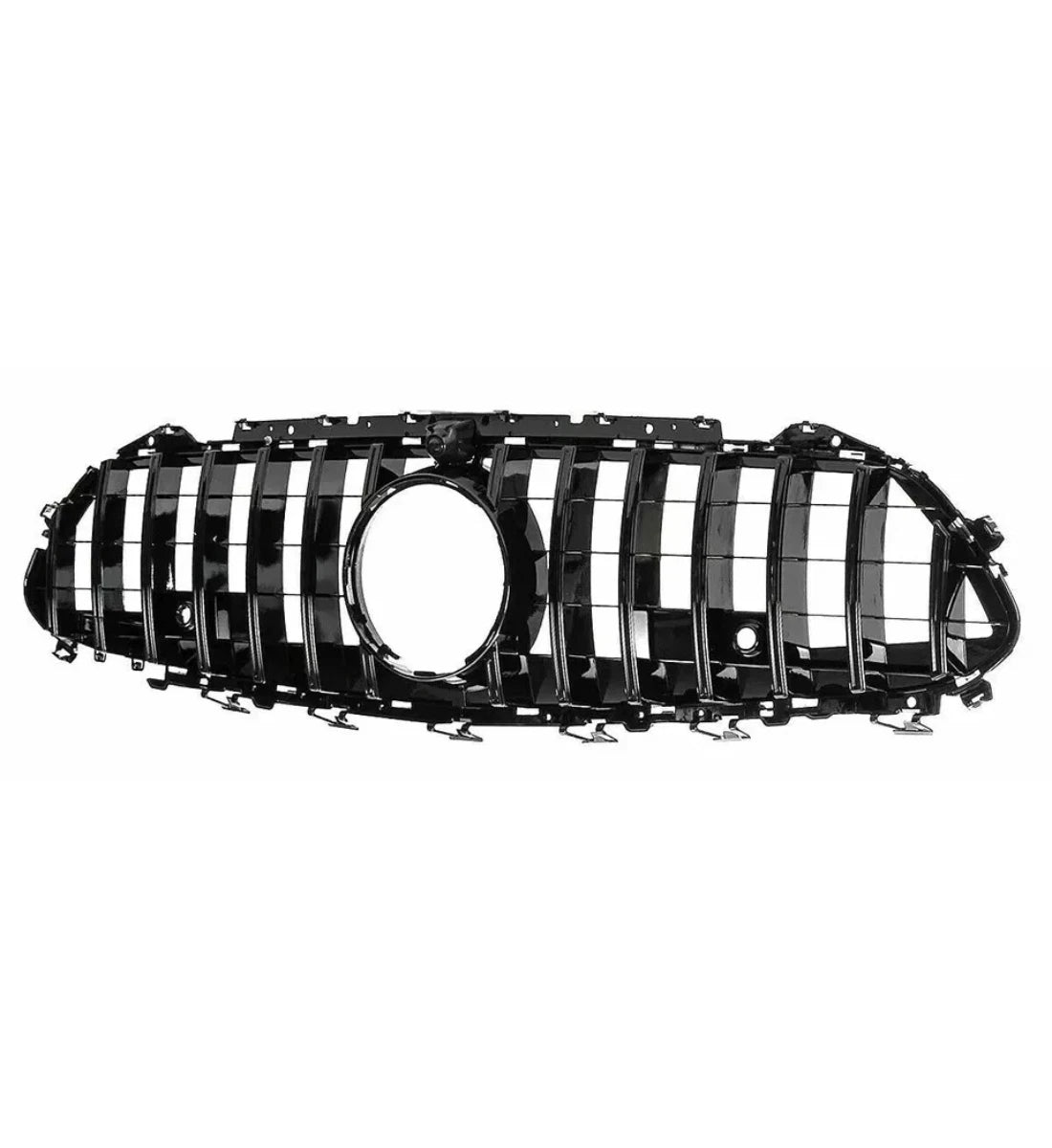 Mercedes CLS-Class W257 C257 (2018+) Gloss Black Panamericana GT Front Grille Up