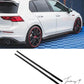 Volkswagen Golf MK8 (2019-2023) GTI GTD R Line Side Skirt Extension Blades