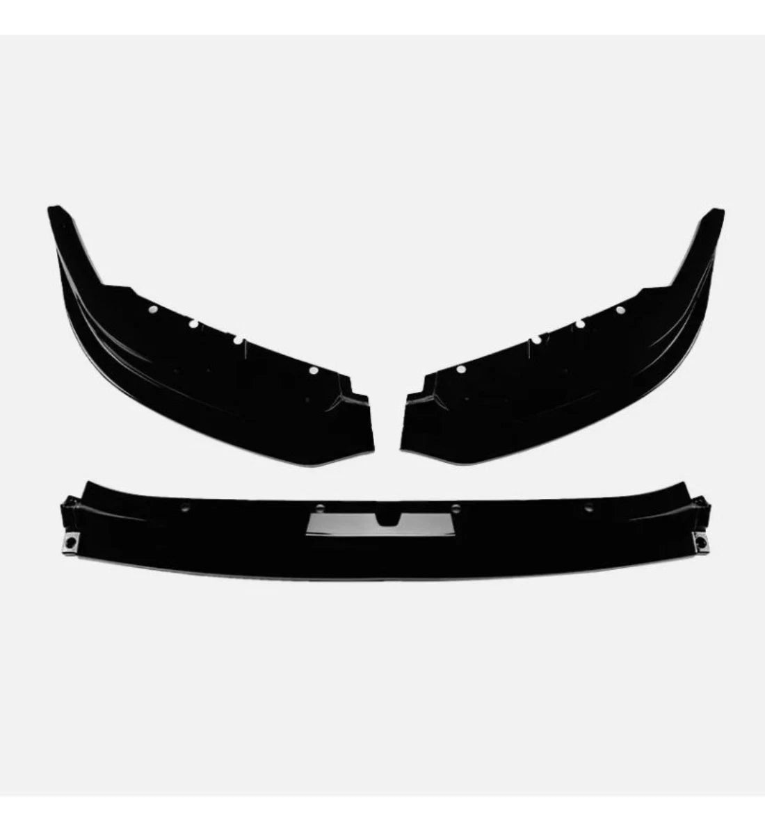 BMW M2 G87 (2023+) M Performance Gloss Black Front Splitter Lip Spoiler Body Kit 