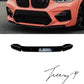 BMW X3M F97 (2019–2020) Pre-LCI Gloss Black Front Splitter Lip Spoiler Wing Body Kit