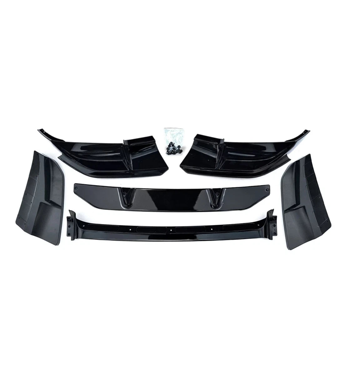 Land Rover Defender 110 L663 (2020+) Hawke Gloss Black Front Lip Splitter Apron