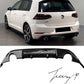 Volkswagen Golf GTI MK7.5 (2017-2019) Rear Valance Diffuser Spoiler Body Kit