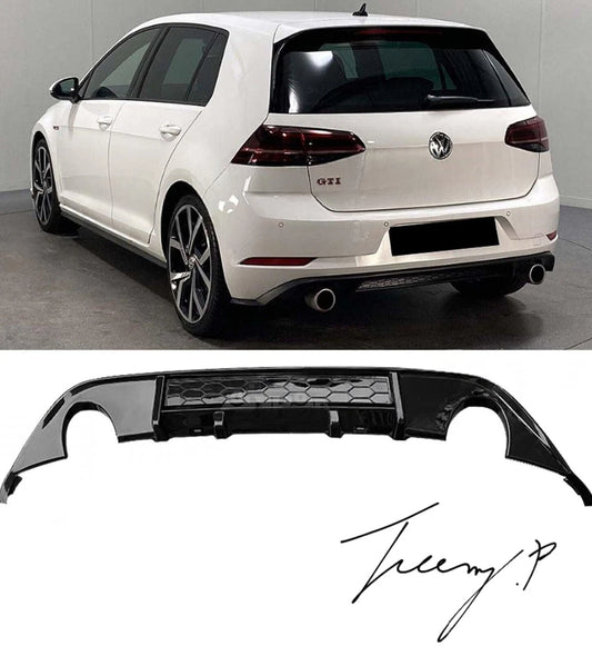 Volkswagen Golf GTI MK7.5 (2017-2019) Rear Valance Diffuser Spoiler Body Kit