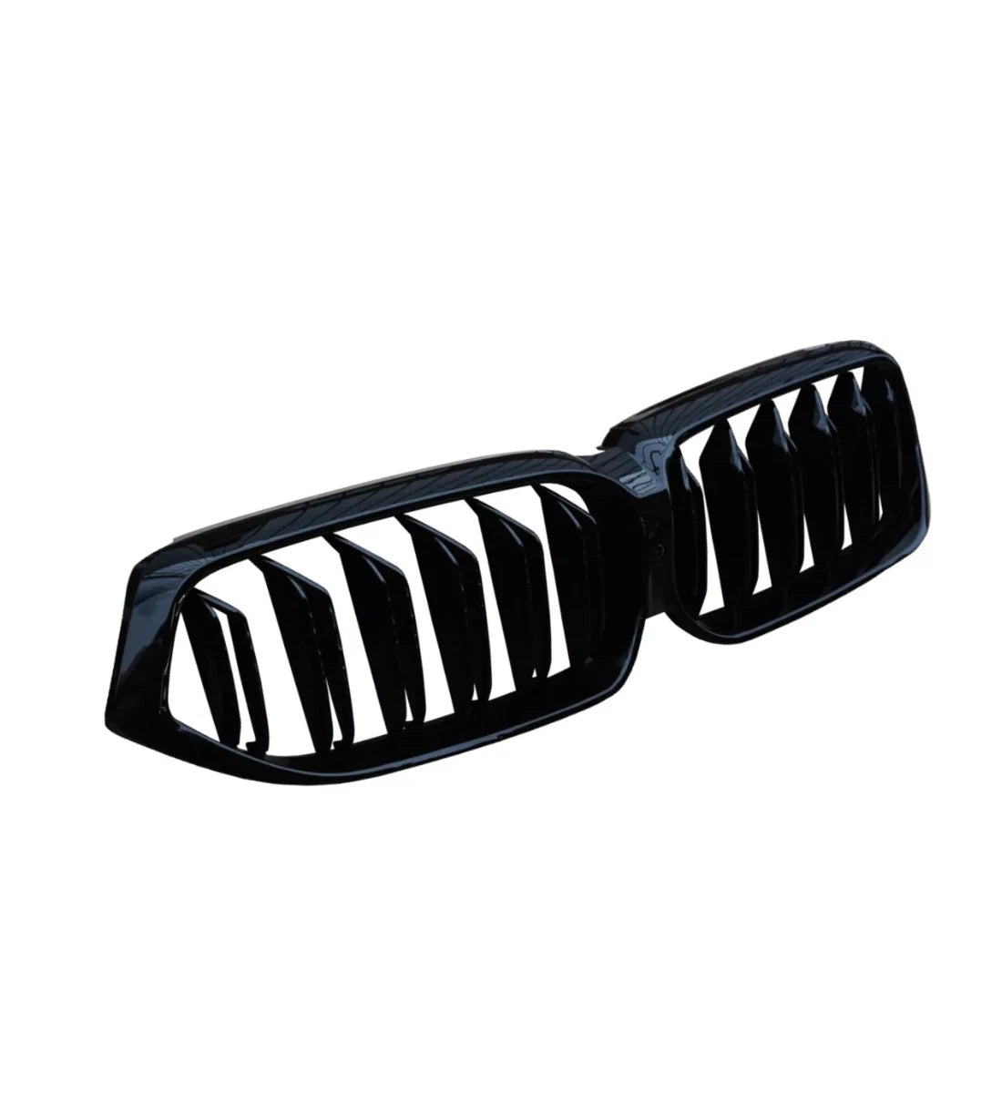 BMW 6 Series G32 GT LCI (2020+) Front Kidney Grilles Double Slat Gloss Black OEM
