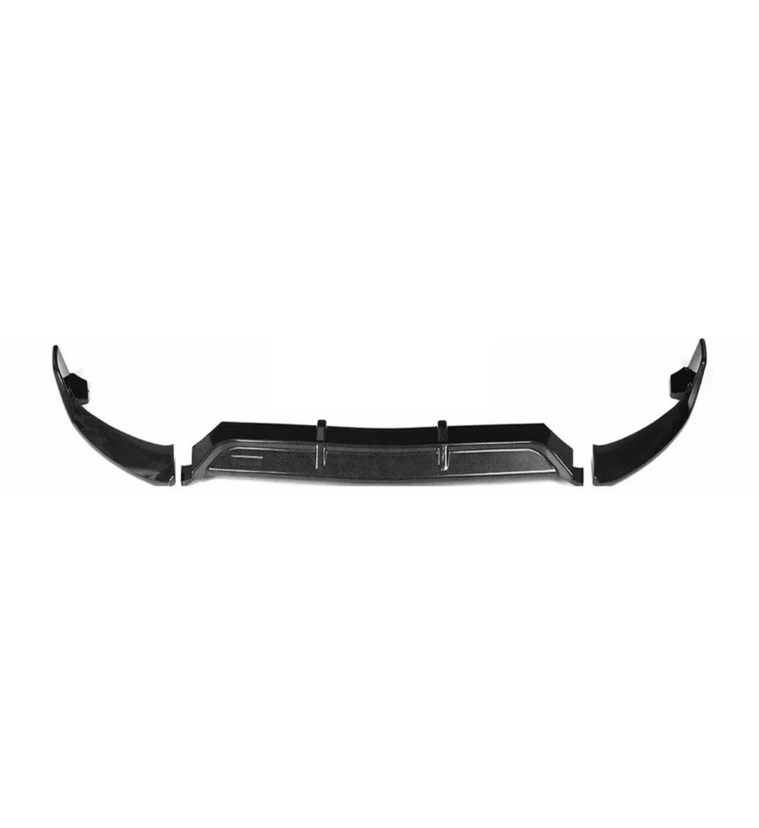 MERCEDES C CLASS AMG LINE C43 W205 2014 - 2018 BRABUS STYLE CARBON LOOK FRONT SPLITTER