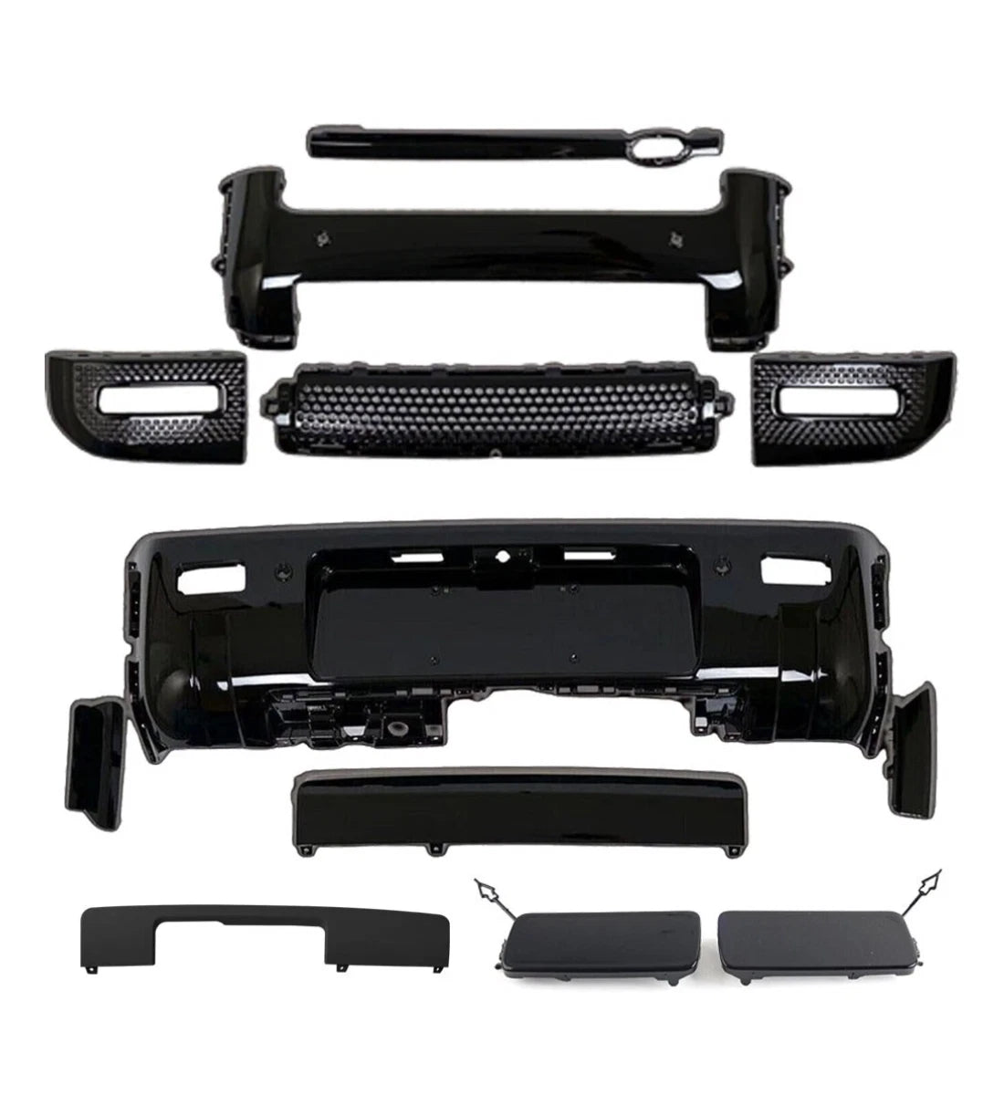 Land Rover Defender 90/110 L663 (2020+) Front & Rear Bumper Moulding Bodykit