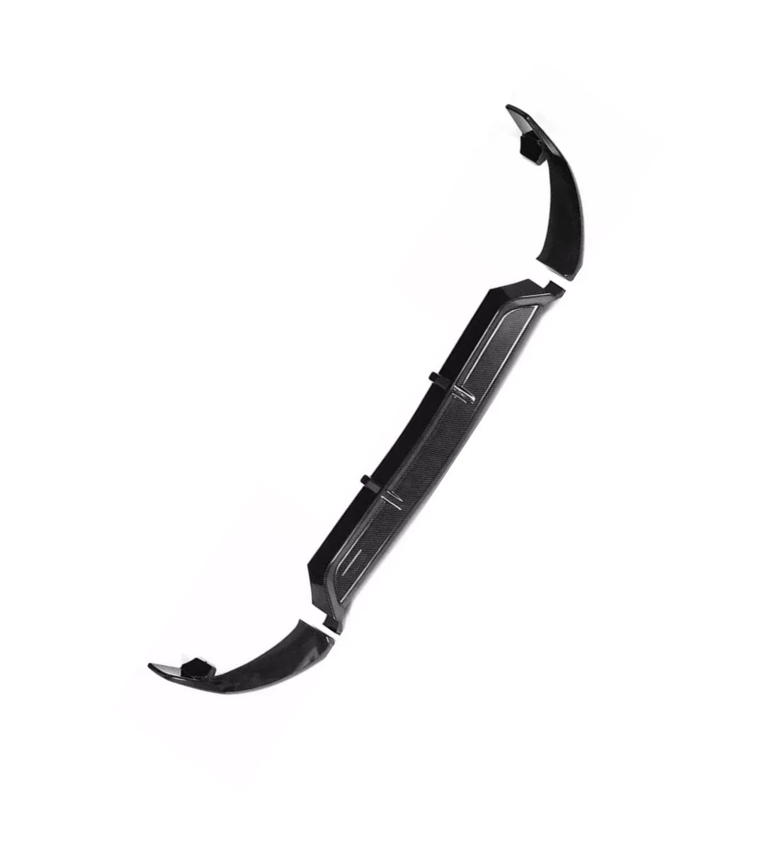 MERCEDES C CLASS AMG LINE C43 W205 2014 - 2018 BRABUS STYLE CARBON LOOK FRONT SPLITTER