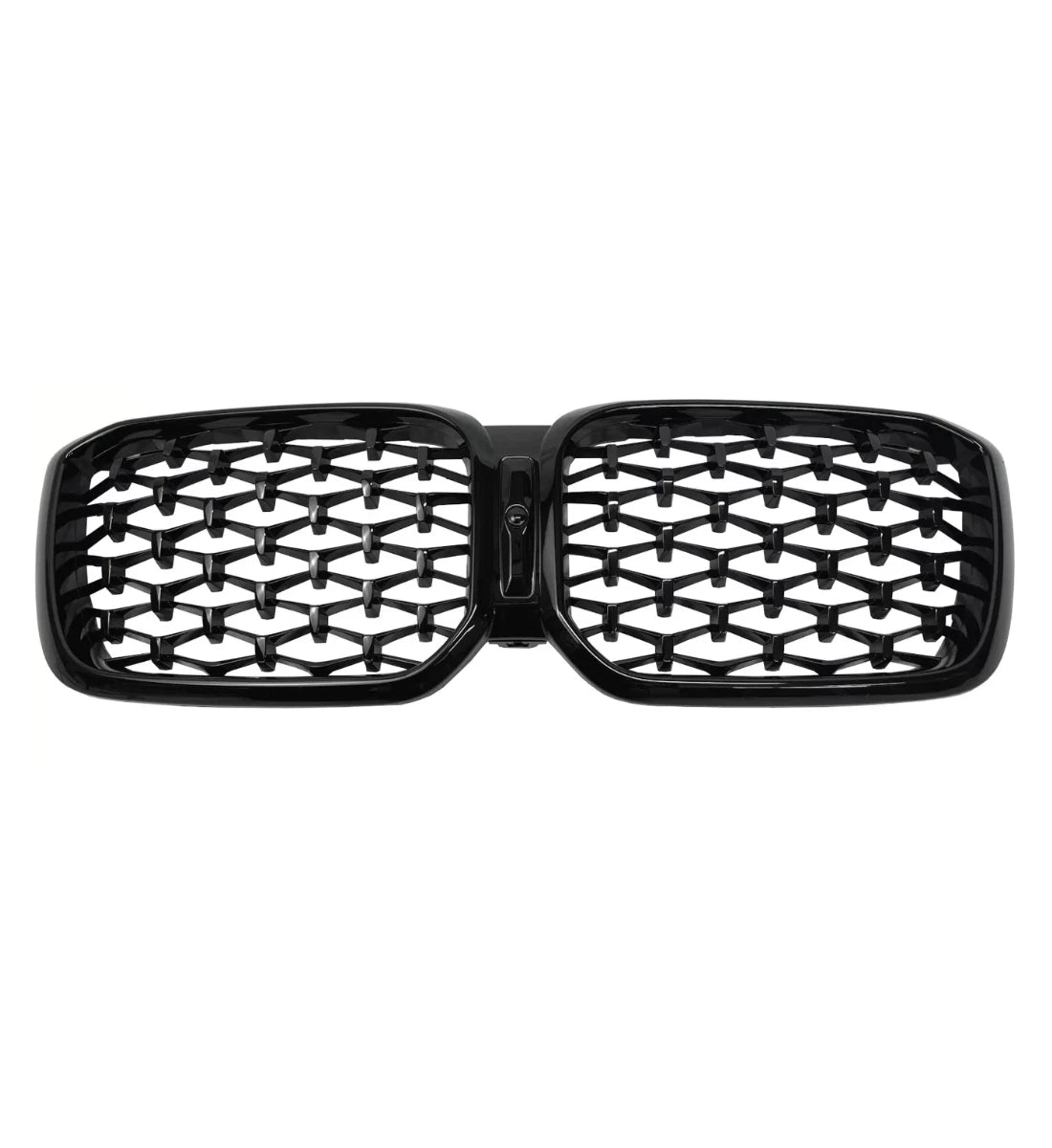 BMW X3 G01 X4 G02 LCI (2022+) Front Kidney Grille Diamond Style Gloss Black Grill
