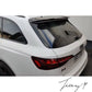 Audi A4 B9 8W (2017+) Avant Allroad RS4 Look Rear Roof Boot Spoiler Gloss Black 
