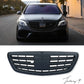 MERCEDES S-CLASS W222 SALOON 2014 - 2020 MATTE BLACK FRONT GRILLE WITH NIGHT VISION SLOT
