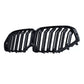 Gloss Black Double Slat Front Kidney Grille For BMW X6 G06 2019-2023 OEM Fit