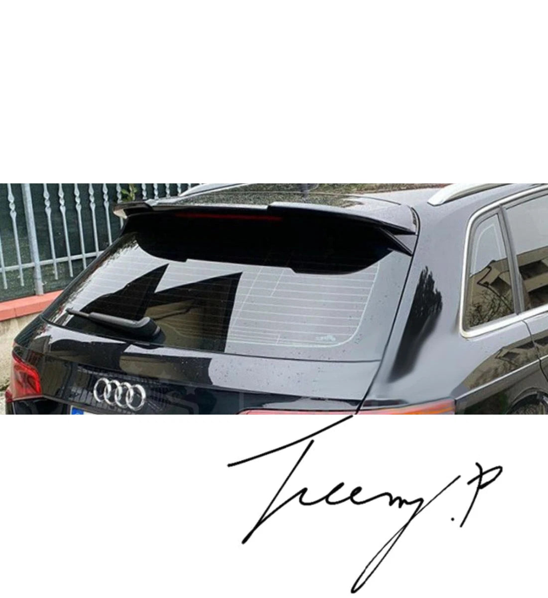 Audi A3 8V (2014-2020) Hatchback Rear Boot Roof Spoiler Wing Splitter Sport Look