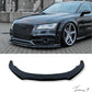 Audi A7 S7 S-Line C7 (2014-2017) Facelift Gloss Black Front Splitter Lip