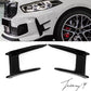 BMW 1 Series F40 (2019+) M135i Gloss Black MP Style Canard Aero Side Blades Flicks