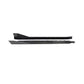 M Performance-style real carbon fiber side skirt extensions installed on a 2021–2026 BMW M4 G82 Coupe / G83 Convertible
