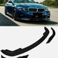 Gloss black front lip splitter installed on a 2019-2026 BMW 3 Series M Sport G20 / G21