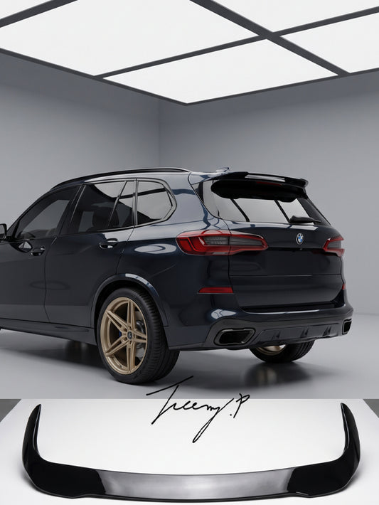 BMW X5 G05 2019-2023 rear gloss black AC Style boot roof spoiler