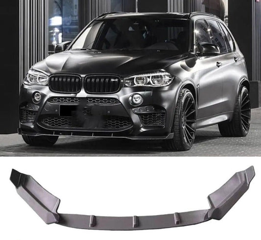 BMW X5M & X6M FRONT SPOILER SPLITTER BLACK (2014-2019) BMW F86 F85 FRONT LIP