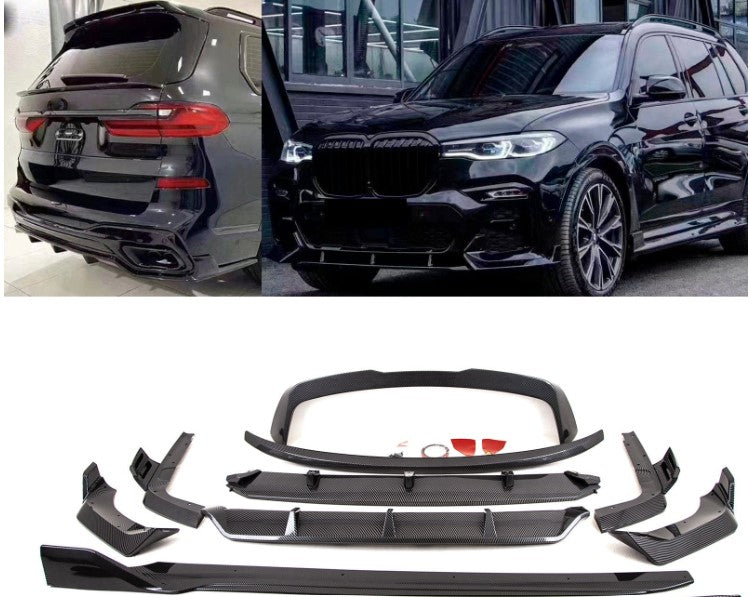 BMW X7 G07 FULL BODYKIT BODY KIT FRONT SPLITTER LIP DIFFUSER SIDE SKIRT SPOILER (2019+)