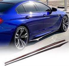 SIDE SKIRT EXTENSION BLADE GLOSS FOR BMW 6 SERIES F06 F12 F13 M PERFORMANCE 