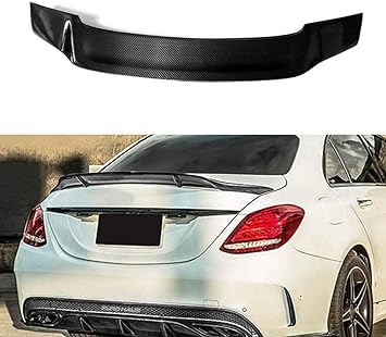 CARBON LOOK RENNTECH PSM STYLE REAR BOOT SPOILER LIP FOR MERCEDES C CLASS W205