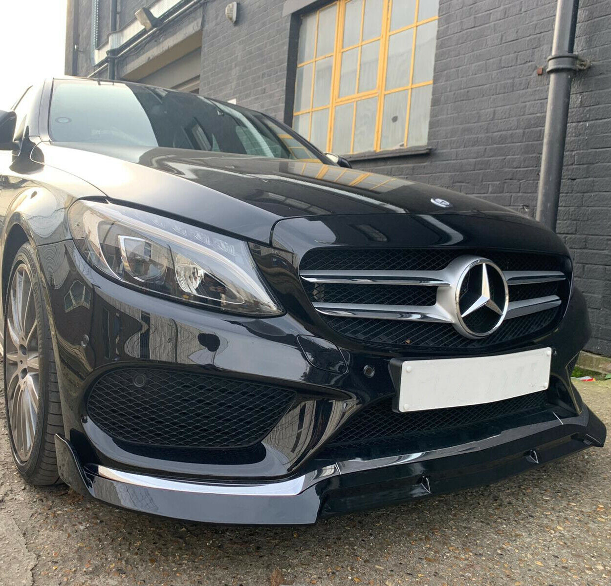 Mercedes C Class W205 OEM Splitter (2014-2019)